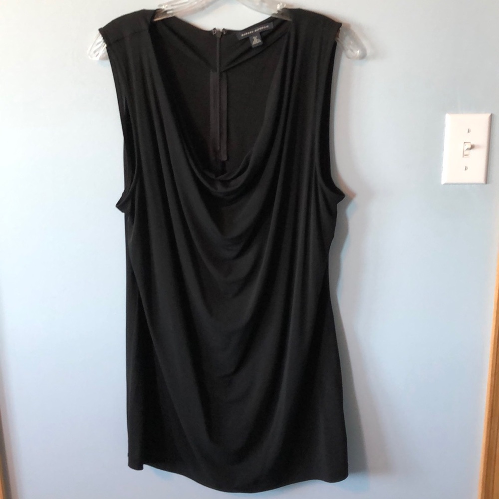 Black Sleeveless Blouse